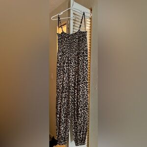 Posh Peanut women’s Lana Leopard jumpsuit